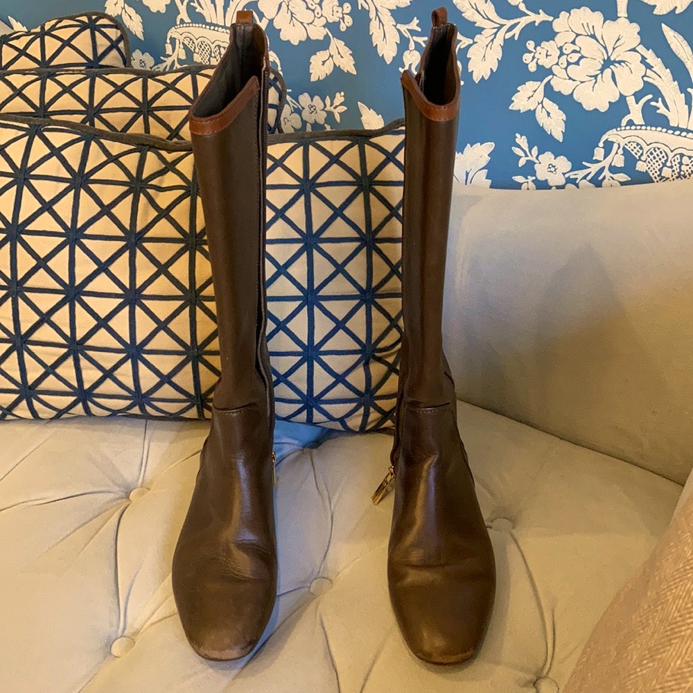 Tory Burch brown riding boots size 8M